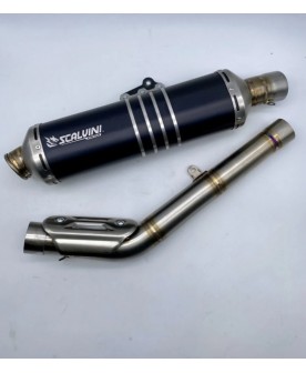 SCALVINI EXHAUST FOR KOVE 450 RALLY . COMPLETE WITH DB KILLER