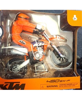 Newray 1:12 ktm sxf450 toy model with rider 