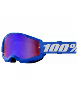 100% Strata 2 goggle - Blue - Blue mirror lens