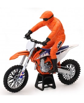 Newray 1:12 ktm sxf450 toy model with rider