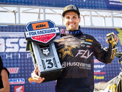 RJ HAMPSHIRE TAKES 250 MOTO WIN IN PRO MOTOCROSS SEASON OPENER